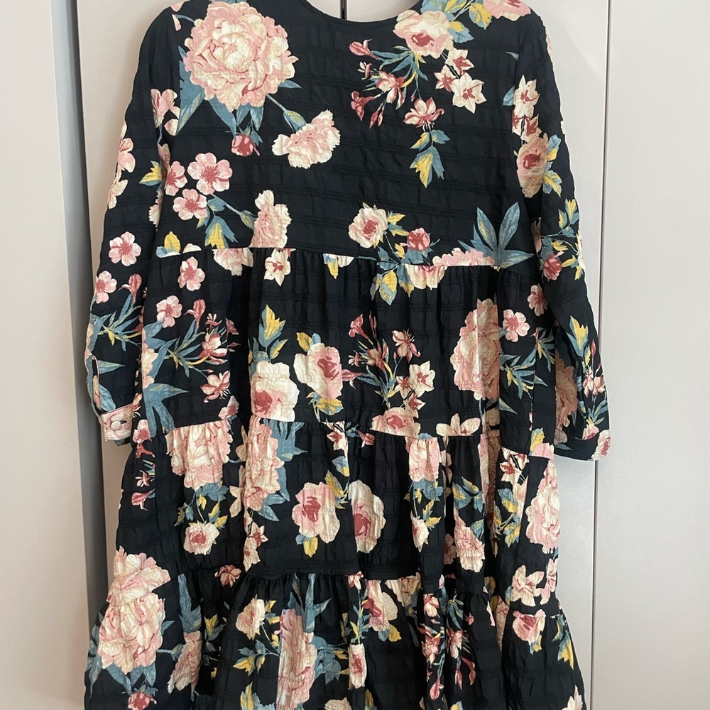Zara Black Floral Dress
